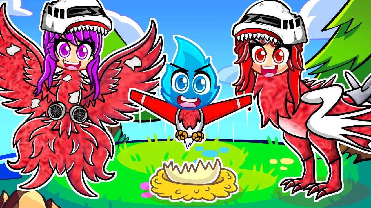 Born Into INFECTED SKY FAMILY in Roblox Feather Family!