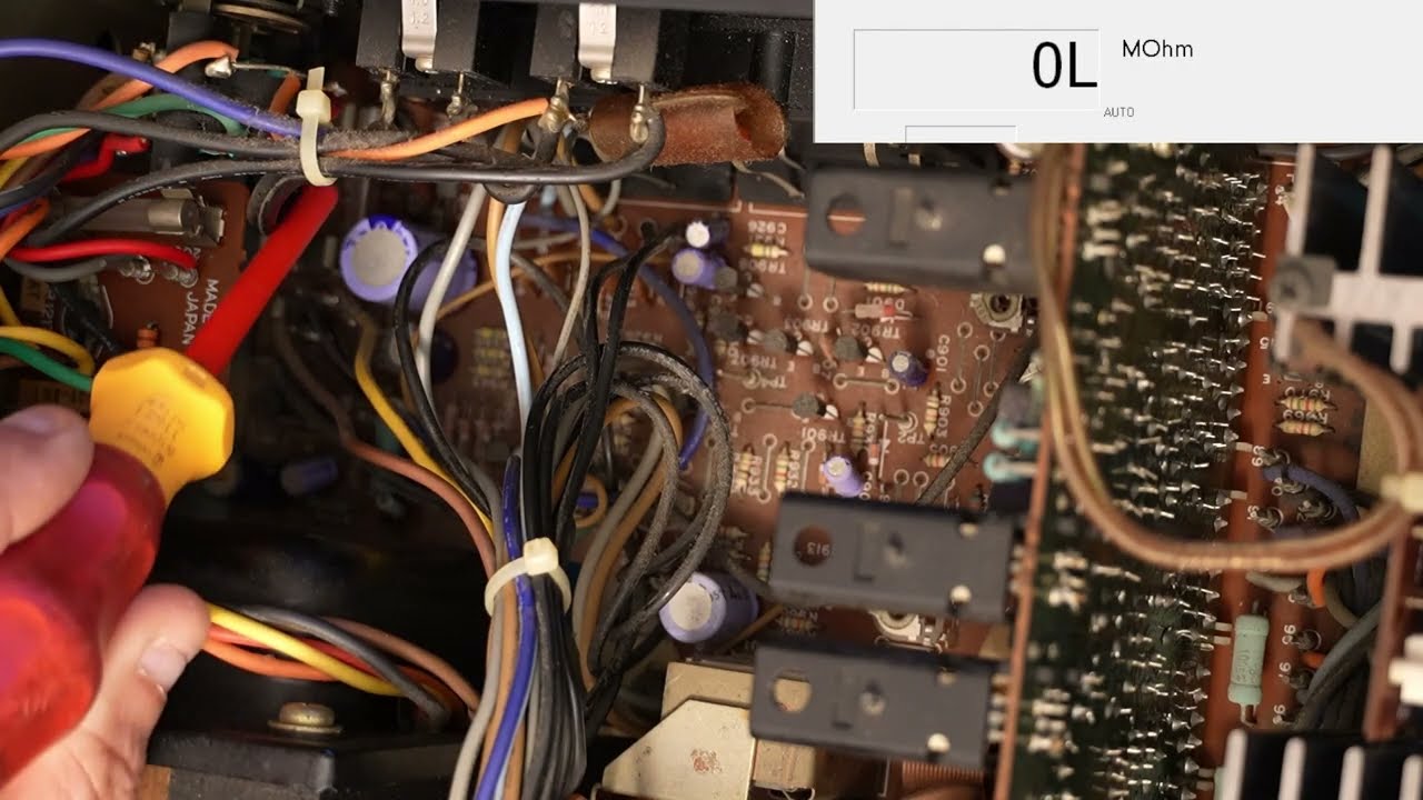 Riparazione Sintoamplificatore Technics SA800A