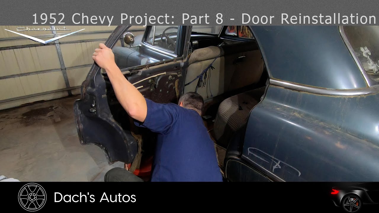 Реставрация Chevrolet Styleline Deluxe 1952 года: часть 8 — Установка дверей