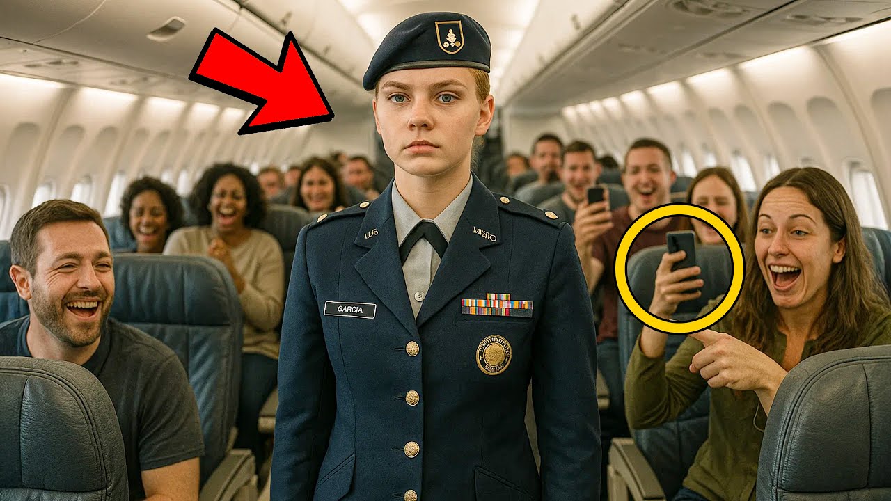 Sie hielten sie nur für ein junges Mädchen in Uniform – doch mitten im Flug änderte sich alles