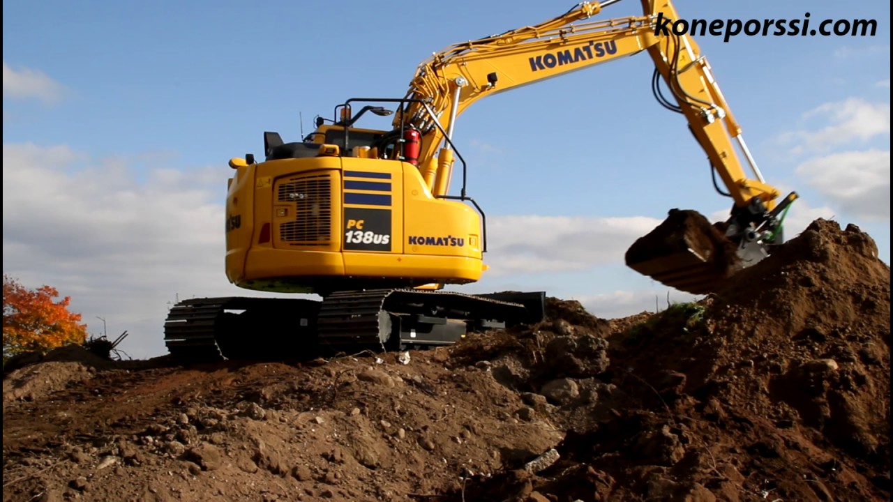 Komatsu PC 138US-11 walkaround by Koneporssi-magazine.