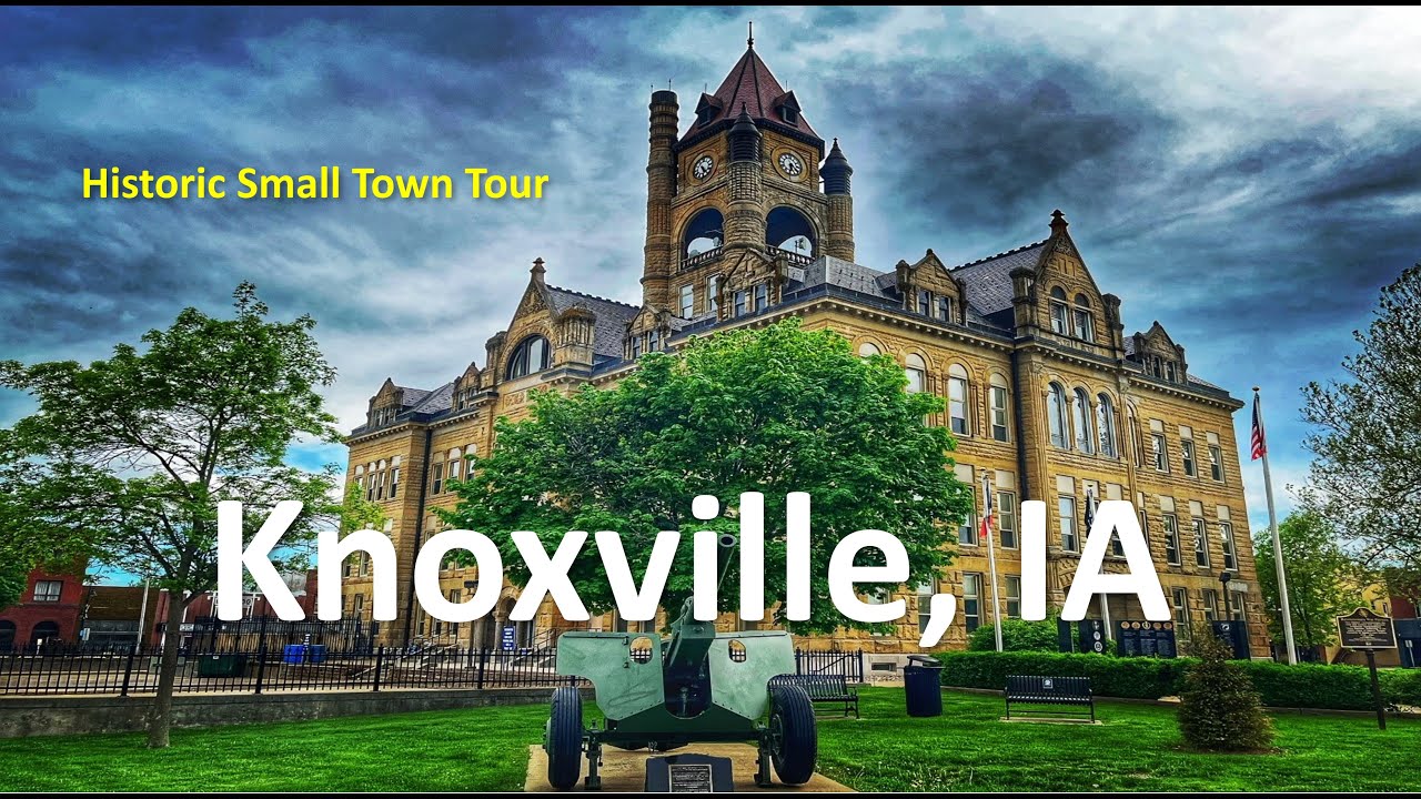 Knoxville, IA  |  A 4K City Walking Tour