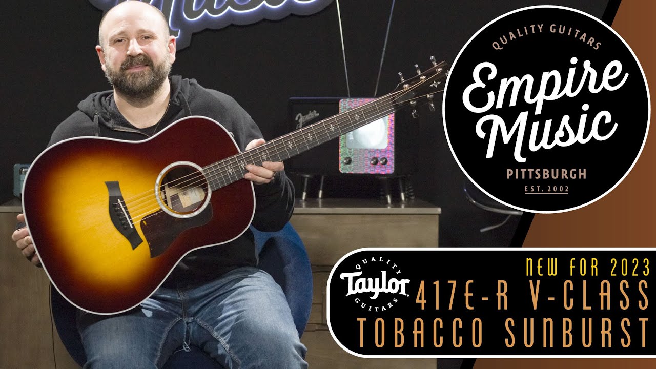 Taylor 417e-R V-Class Tobacco Sunburst (New for 2023) - EMPIRE MUSIC