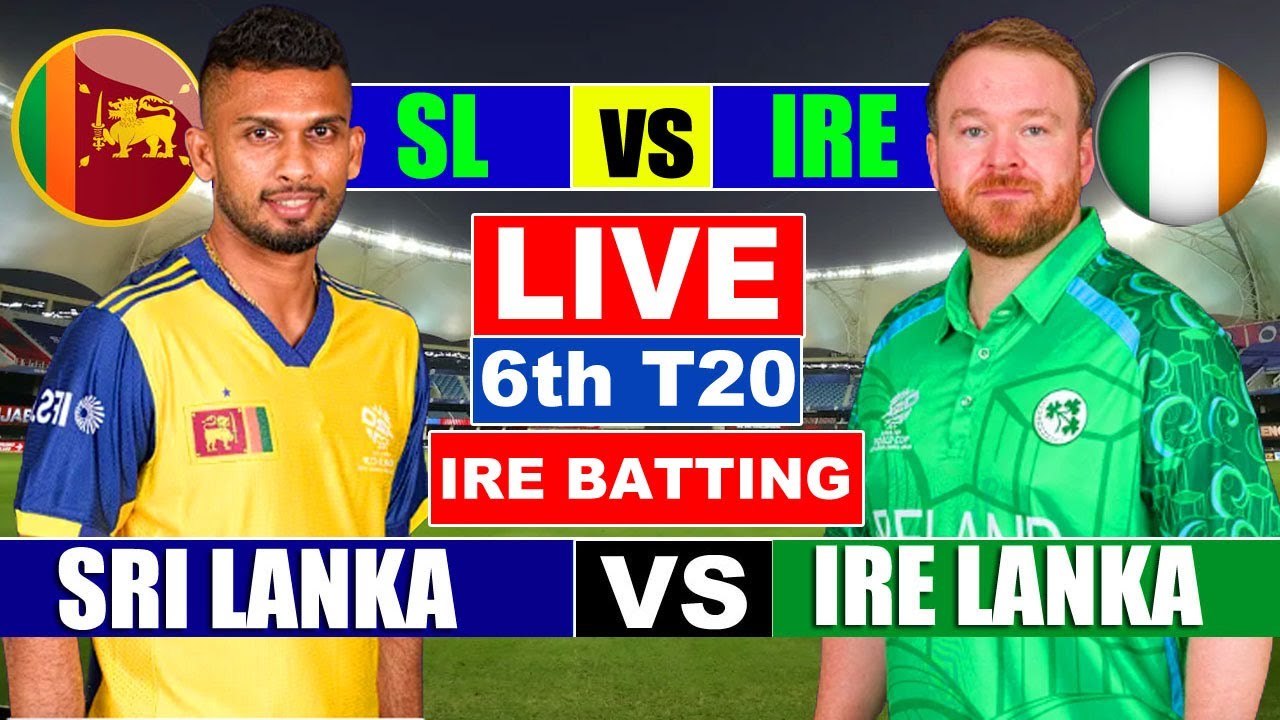Live: SL vs IRE, World Cup, Cricket Live Match Today Scores , Sri Lanka vs Ire Land 2nd Innings 2