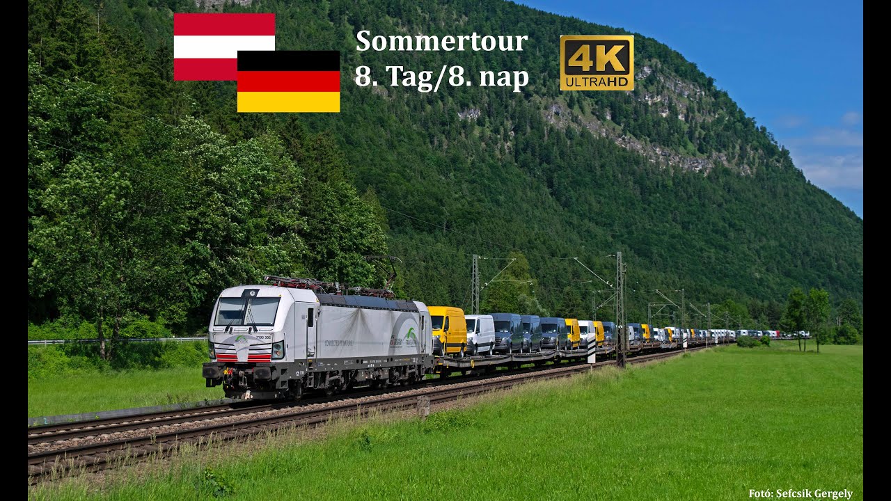 Züge rund um Niederaudorf und Freilassing / Sommertour 8. Tag / Nyári túra 8. nap / 06.06.25