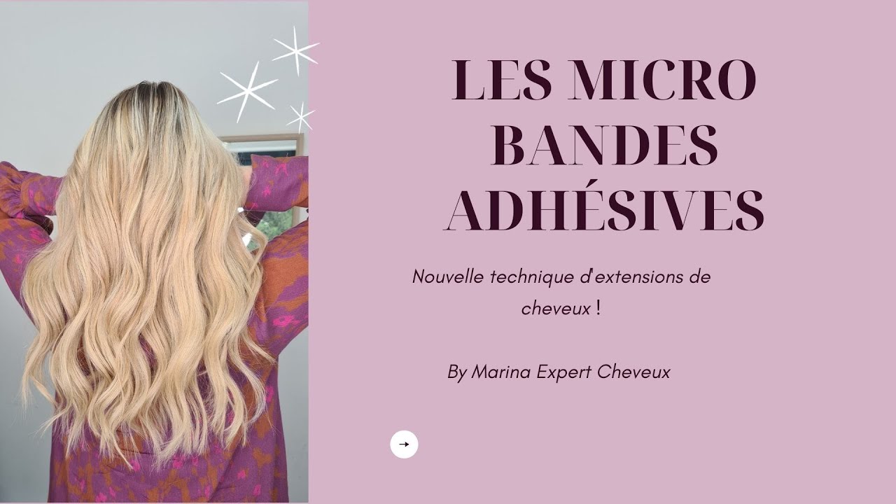 Nouvelle technique d'extensions Les micros bandes adhésives
