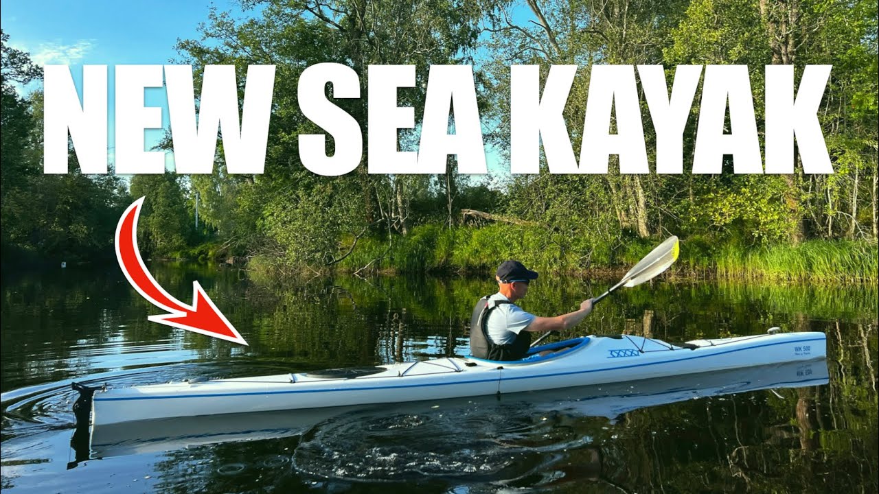 I bought a sea kayak, World of kayaks WK 500. Test on the water at the shop and first river paddle.