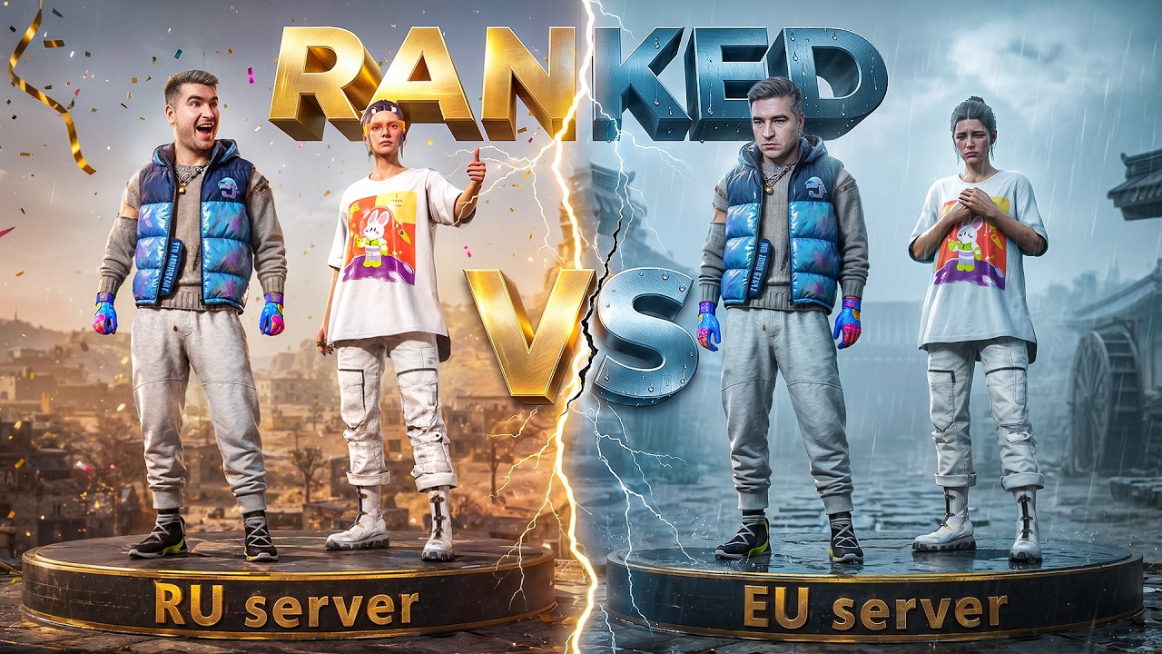 Я СРАВНИЛ ДВА СЕРВЕРА В PUBG В РАНГОВЫХ МАТЧАХ