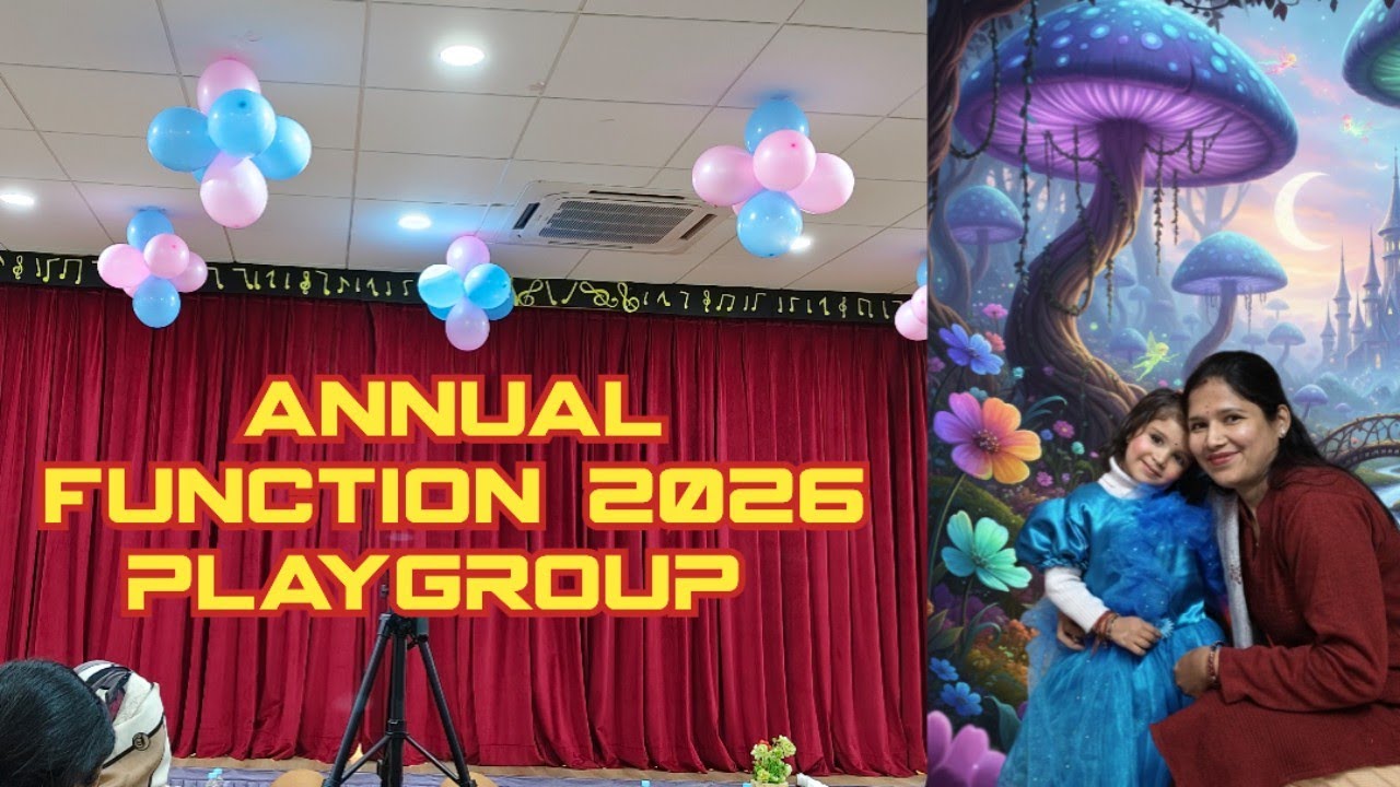 ANNUAL Function OF MY LITTLE GIRL #annualfunction #2026 #playgroup #lucknow 