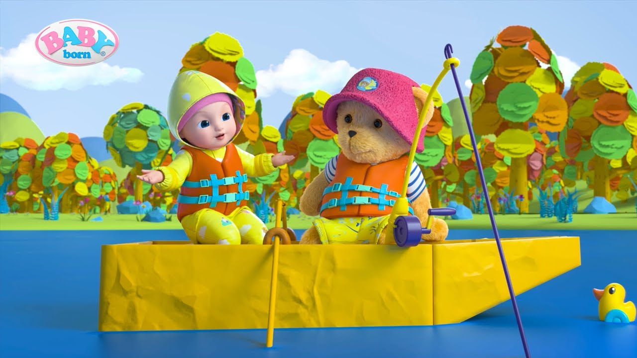 Co tam wisi na wędce? Wędkarska wyprawa Emmy 🎣 | Sezon 2 Odcinek 16 | BABY born Serial Po Polsku