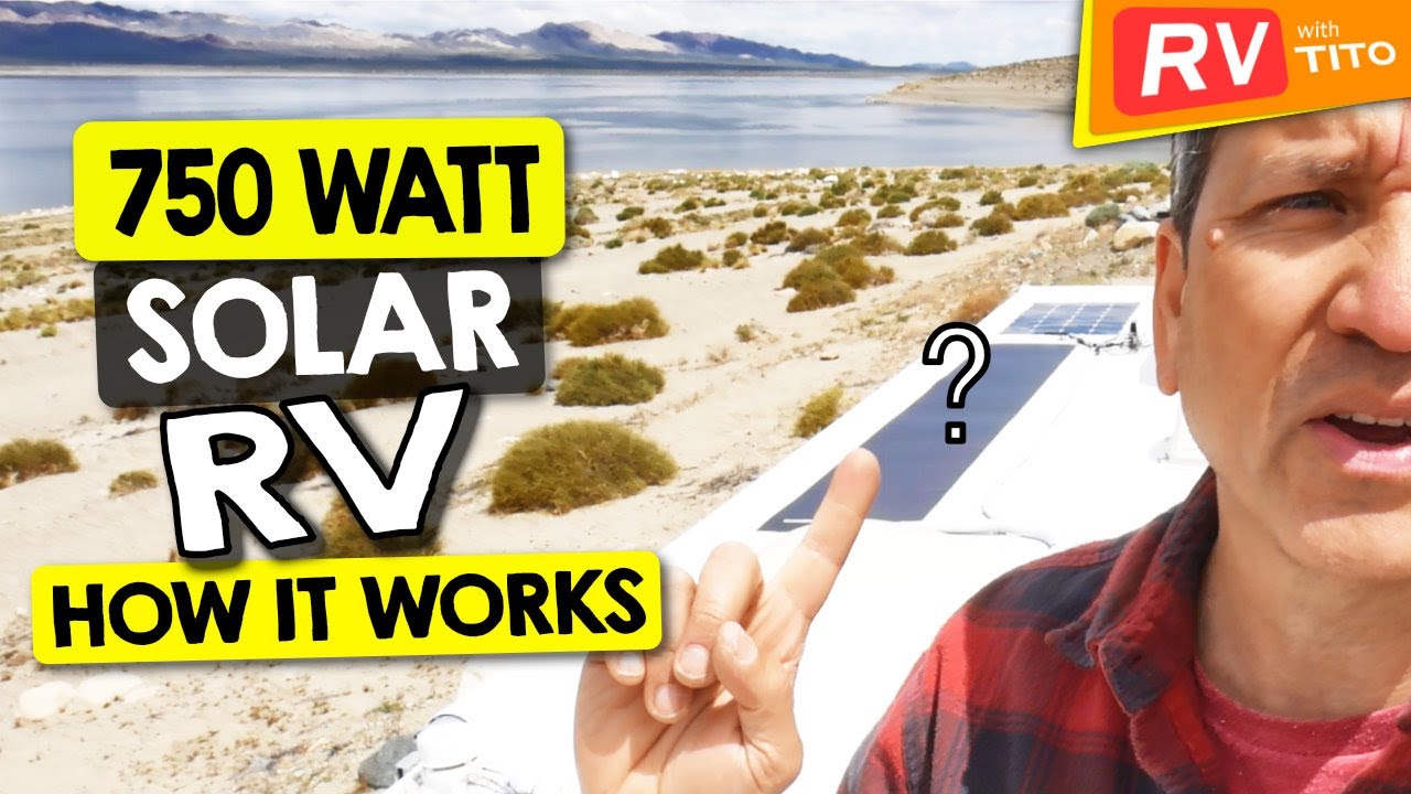 HOW WE USE SOLAR for RV POWER OFF THE GRID - Full DIY System Tour