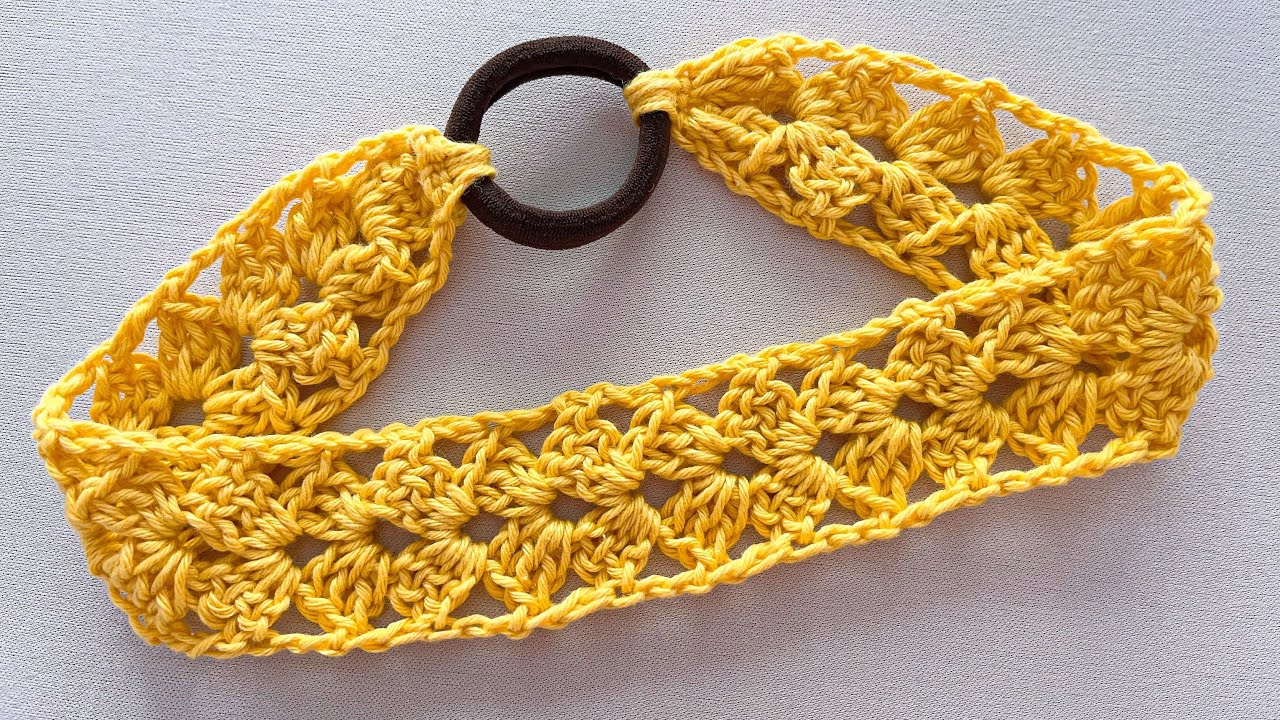 FAIXA DE CROCHÊ COM ELÁSTICO – fácil, confortável e perfeita pro verão 🌼