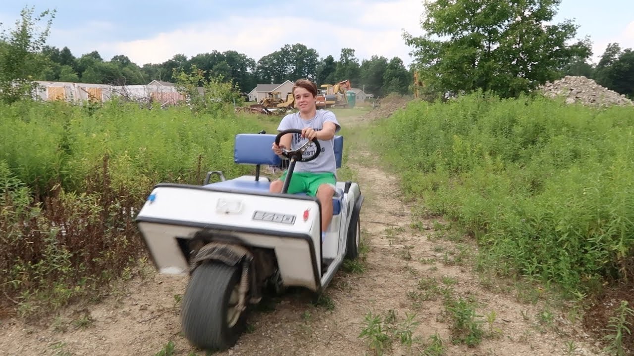 Three-Wheeled Golf Kart