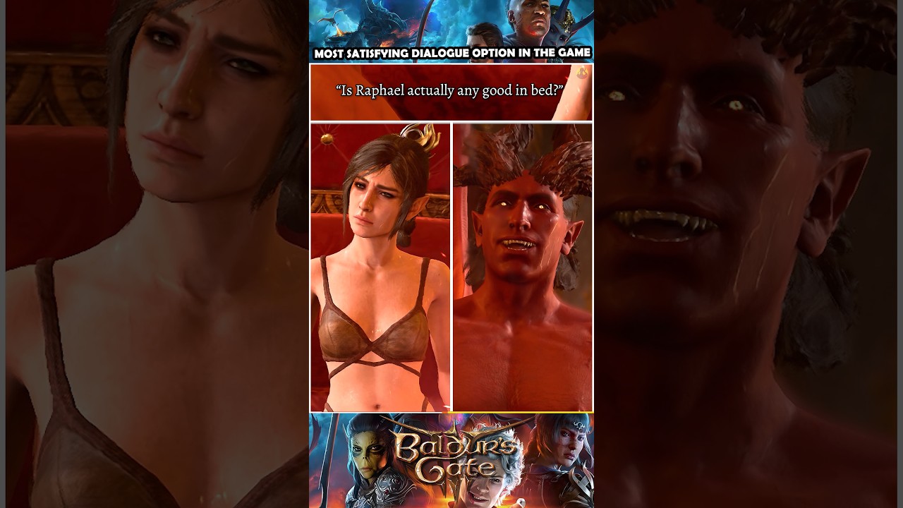 The most satisfying dialogue option in Baldur's Gate 3