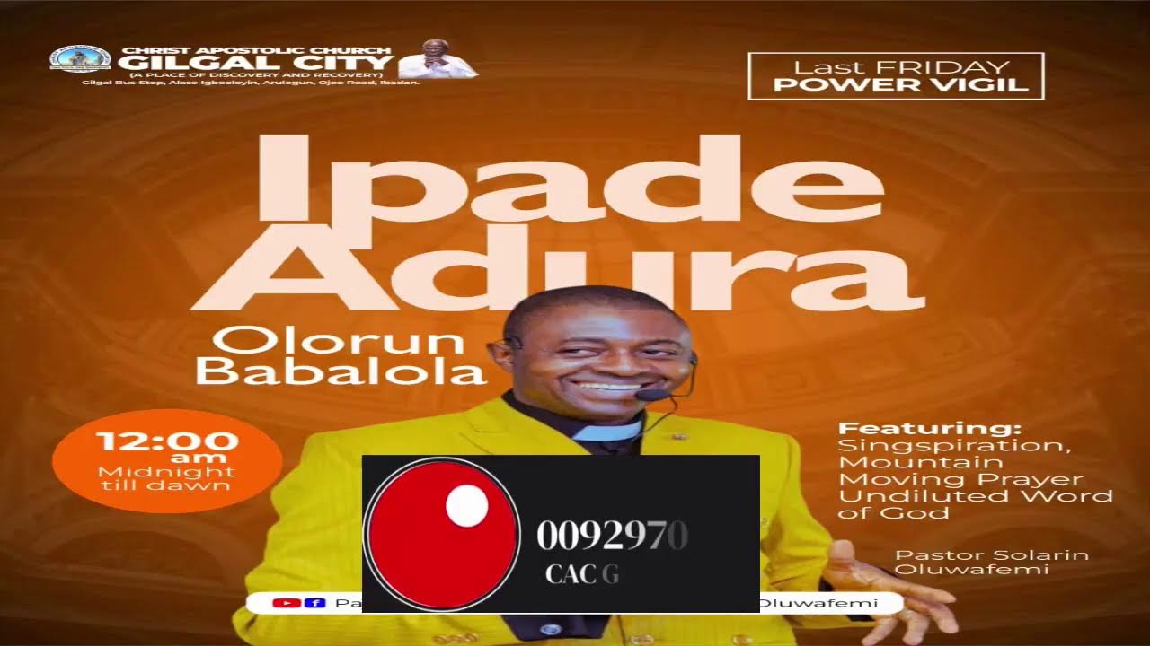 IPADE ADURA OLORUN AYO BABALOLA (JANUARY EDITION 2026)