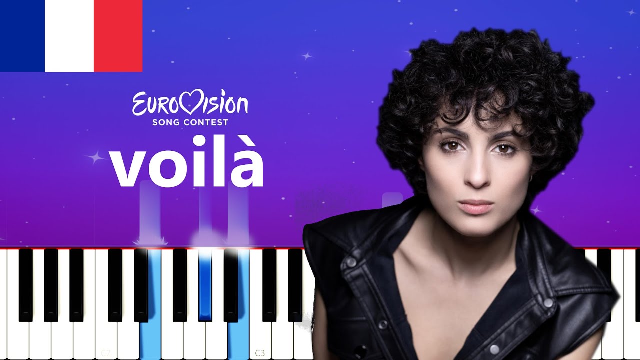 Barbara Pravi - Voilà - France (Easy Piano Tutorial)