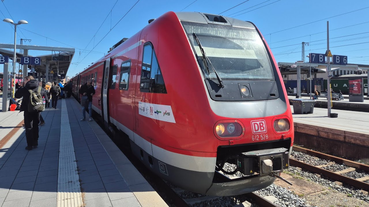 Mit fahrt im RE 3759 von Erfurt Hbf nach Würzburg Hbf