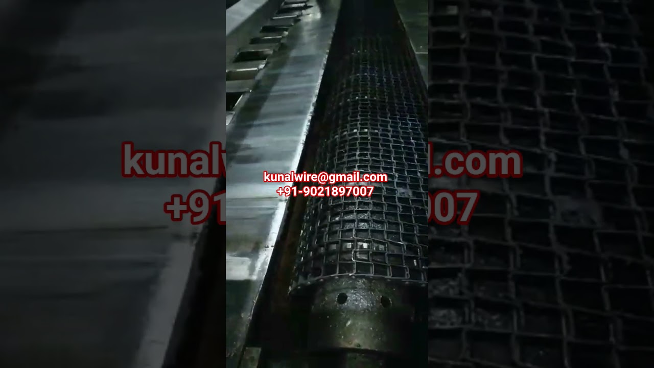 Honeycomb conveyor belt for food processing unit 