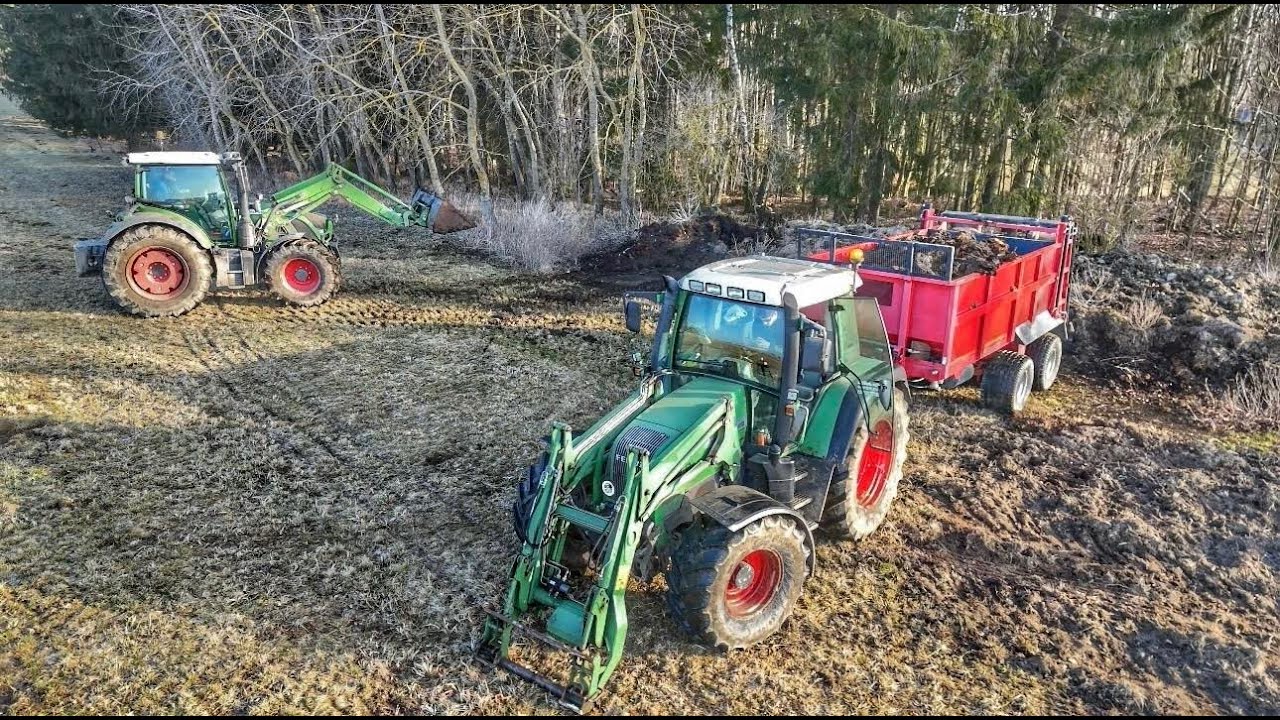 Cabview | Spreading manure | Fendt 516 Vario, Fendt Farmer 412 Vario