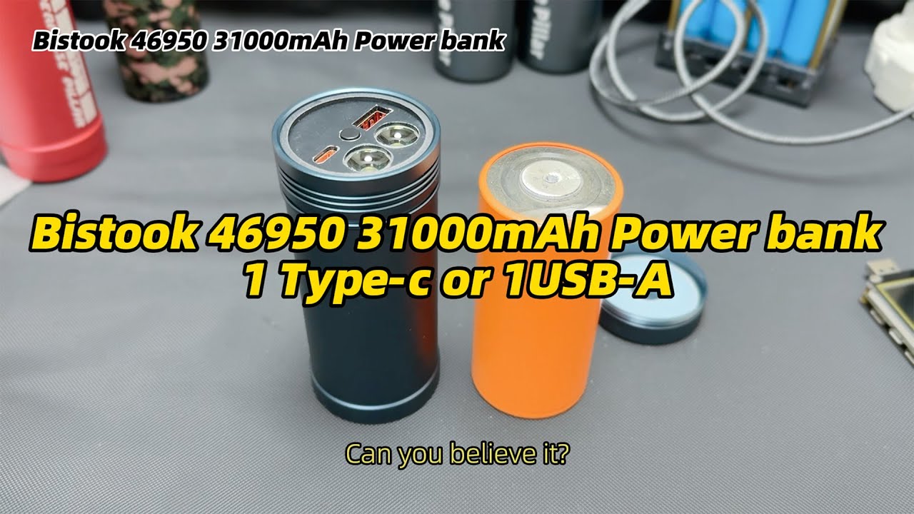 Unbelievable 31,000mAh Power Bank with Quick-Swap Batteries & LED: The Ultimate Portable Charger!