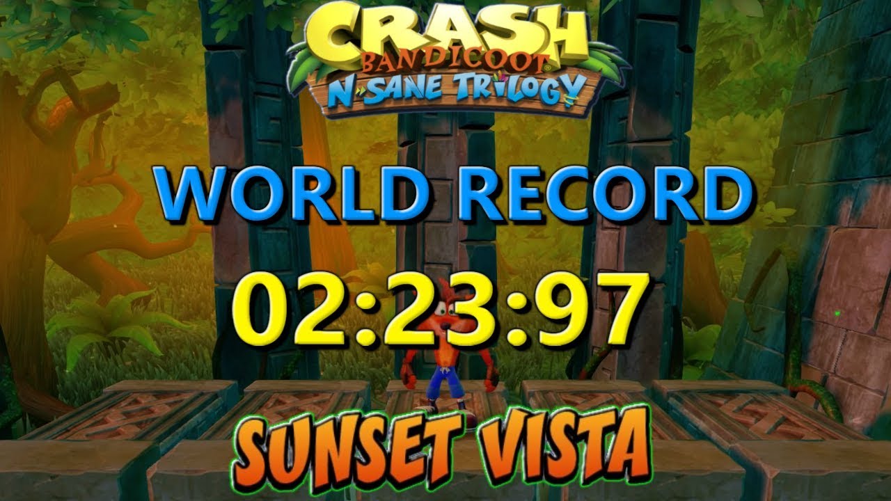 Sunset Vista Former World Record [PS4] 02:23:97 - Crash Bandicoot N Sane Trilogy