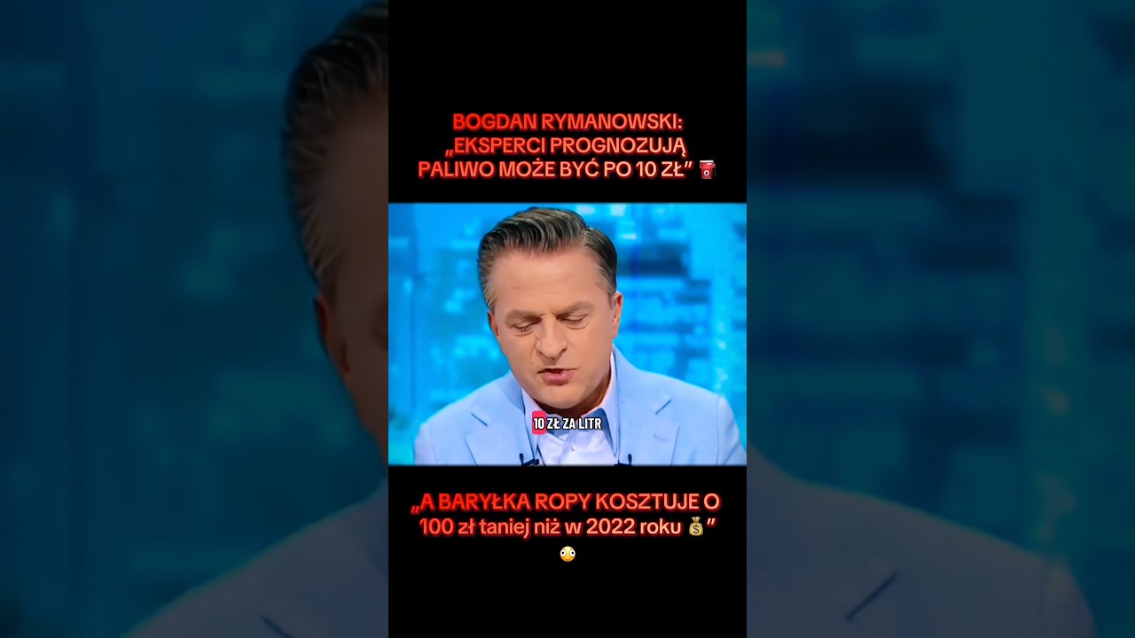 GAS AT 10 PLN?! Rymanowski WARNS: Fuel Prices Could Skyrocket! ⛽
