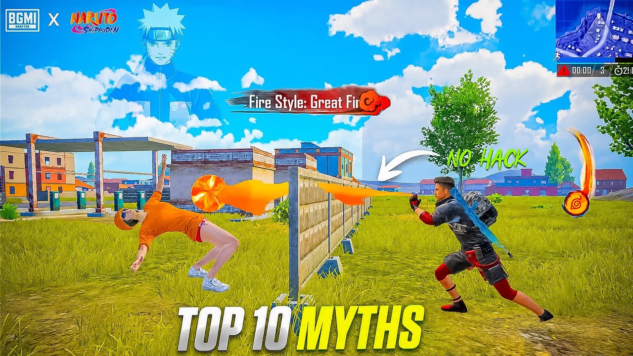 BGMI 4.5 Myth Busting 🔥 Top 10 Naruto Myths Tested | Hidden Tricks & Secrets