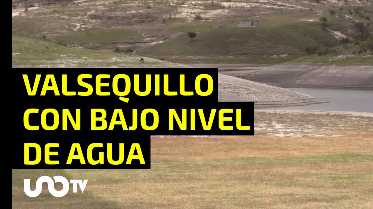 Bajos niveles de agua y sequía en Valsequillo, Puebla