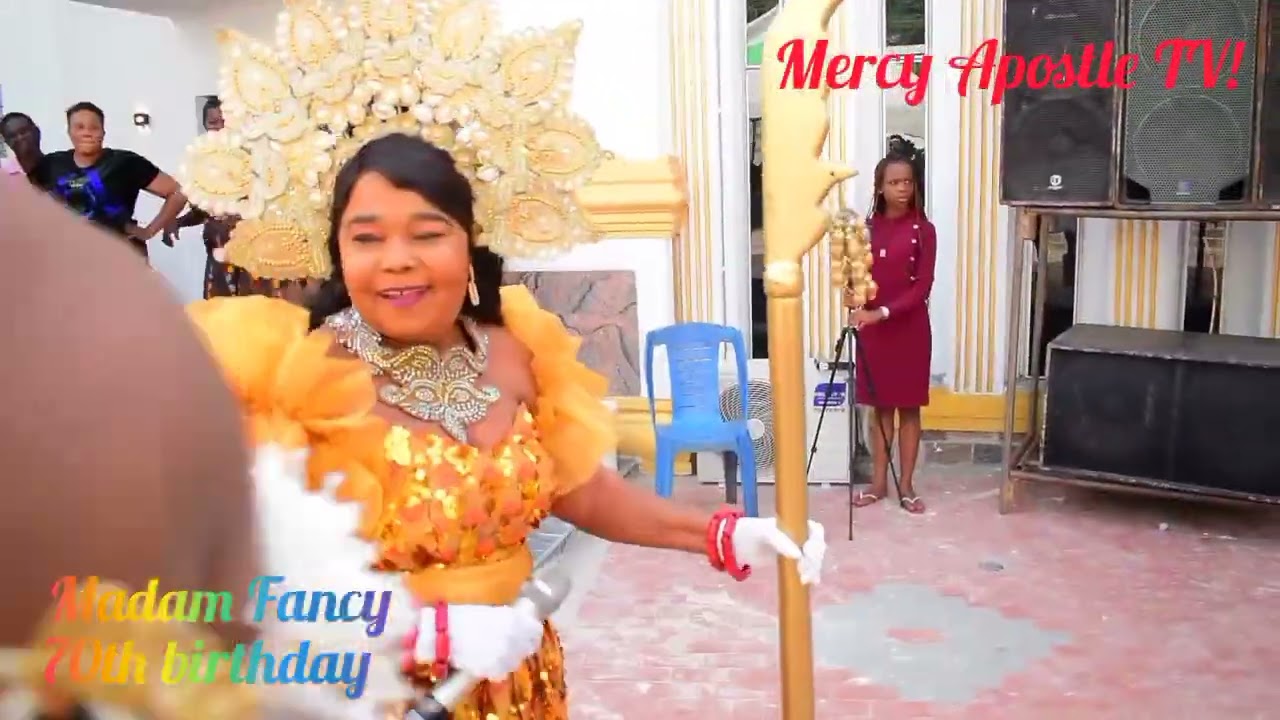 Egedege dance (Theresa Onuorah) @ madam fancy 70th birthday celebration on 1/1/23