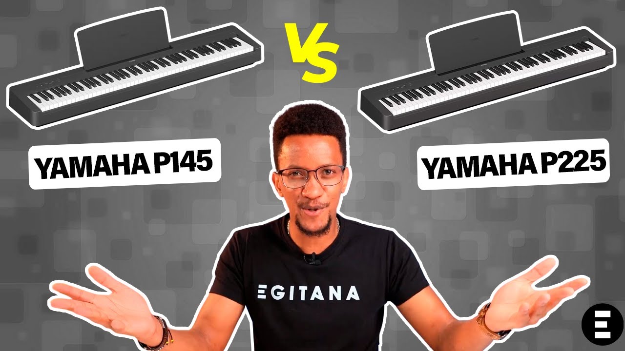 Pianos Yamaha P-145 vs Yamaha P-225  | EGITANA.pt
