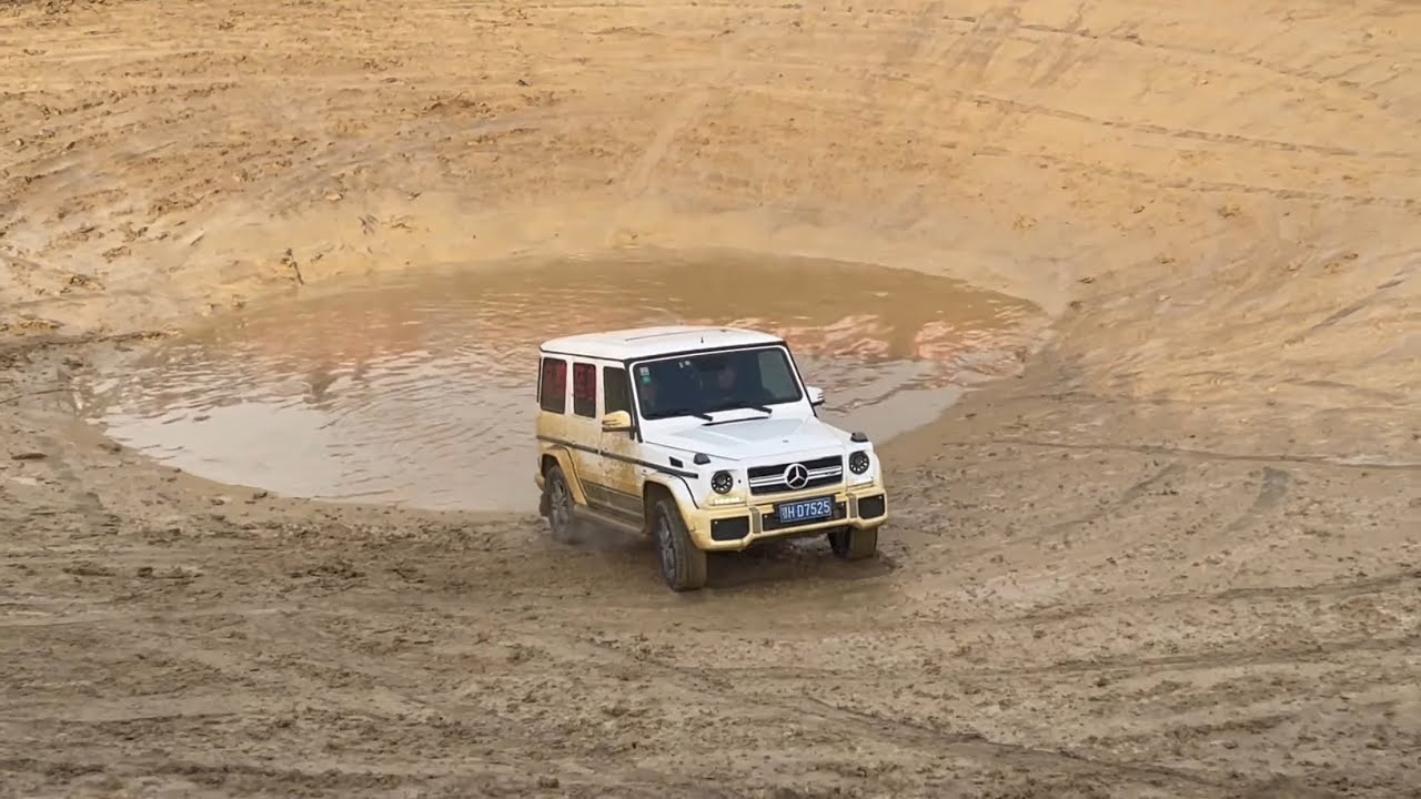 Mercedes-AMG G63 Extreme Mud Challenge: Can It Survive🚙🚙🚙