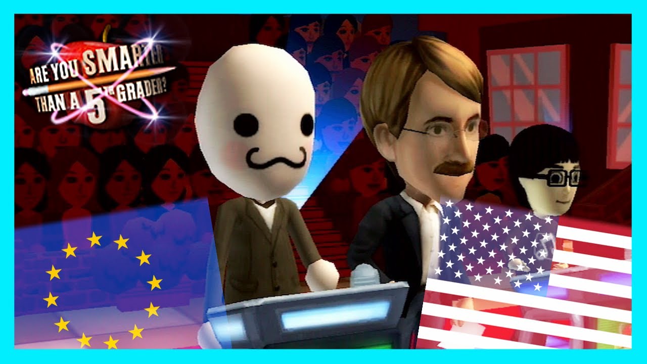 Europeans take part in an American Wii quiz show (gone very wrong)