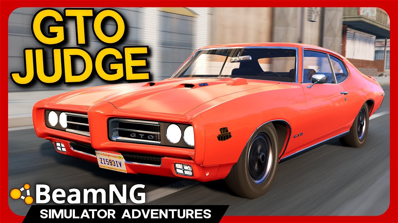 ICONIC '60s Muscle Car! - BeamNG Pontiac GTO Judge Mod