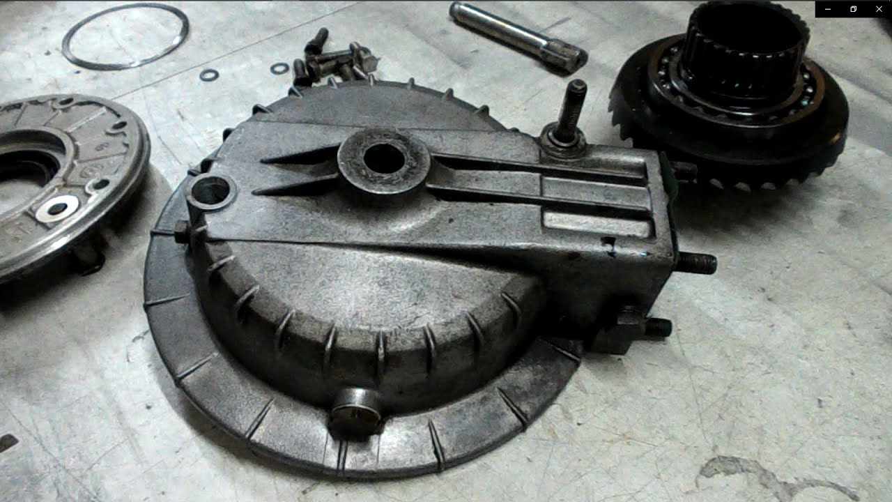 Fixing a leaky brake pivot in a BMW final drive.