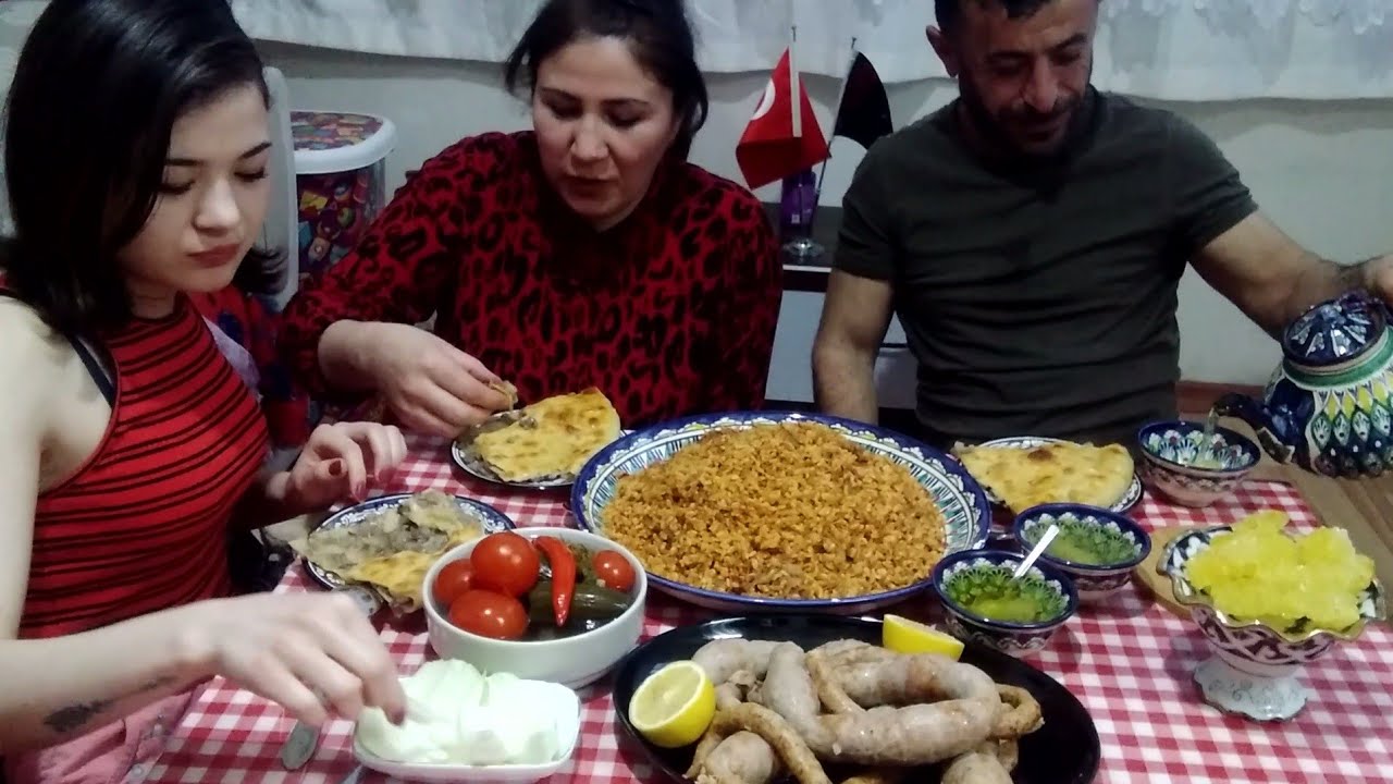 #mukbang Mumbar/Şehriyeli  Bulgur Pilavi/Kömelekli İşlekli #türkçe #mukbang
