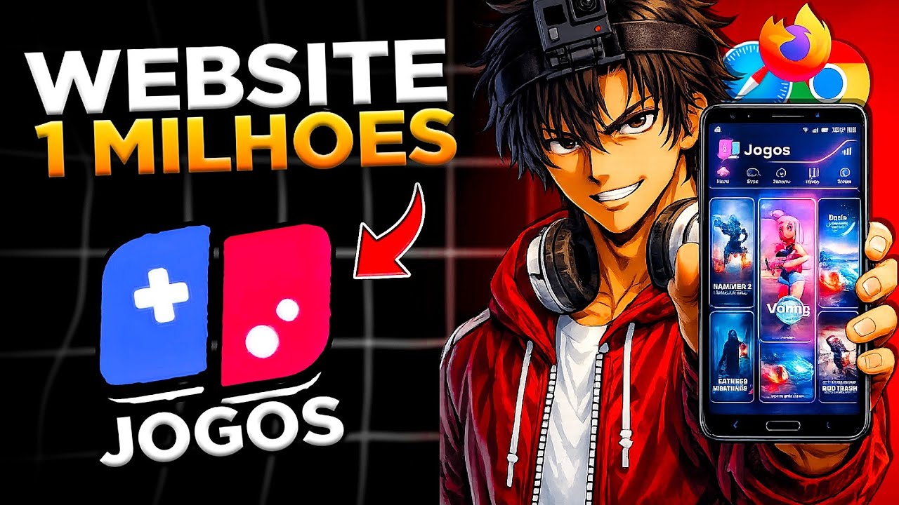 SAIUU!! Melhor WEBSITE de JOGOS para (ANDROID, PC) totalmente Grátis ILIMITADO! 