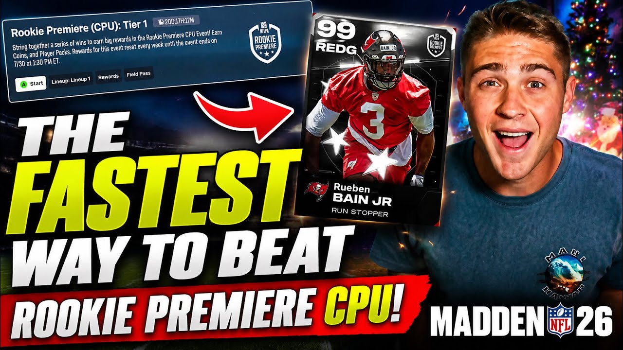 The FASTEST Way to Beat The Rookie Premiere CPU Event in Madden 26!