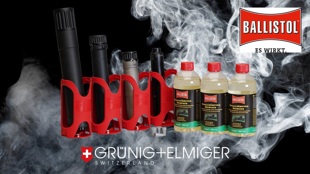 Ballistol Schalldämpferreiniger Anwendung/Ballistol Silencer Cleaner Application