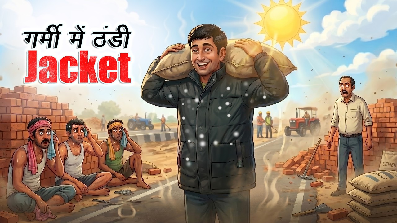 गर्मी में ठंडी जैकेट | Garmi Mein Thandi Jacket | Hindi Kahaniya | Animated Stories