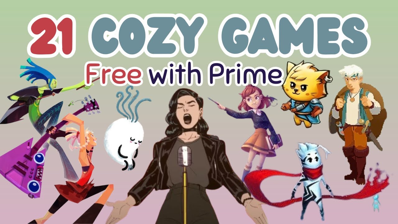 21 Cozy Games you Can Play for FREE through Amazon Prime ✨✨