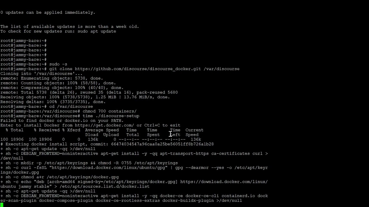 Install Discourse Forum Software in six minutes