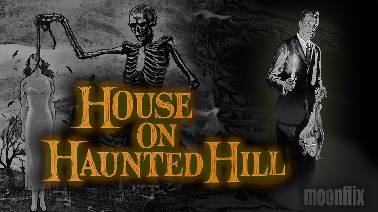 House on Haunted Hill (1959) | FULL MOVIE | Black & White | 4K Ultra HD RESTORED | Murder & Mystery