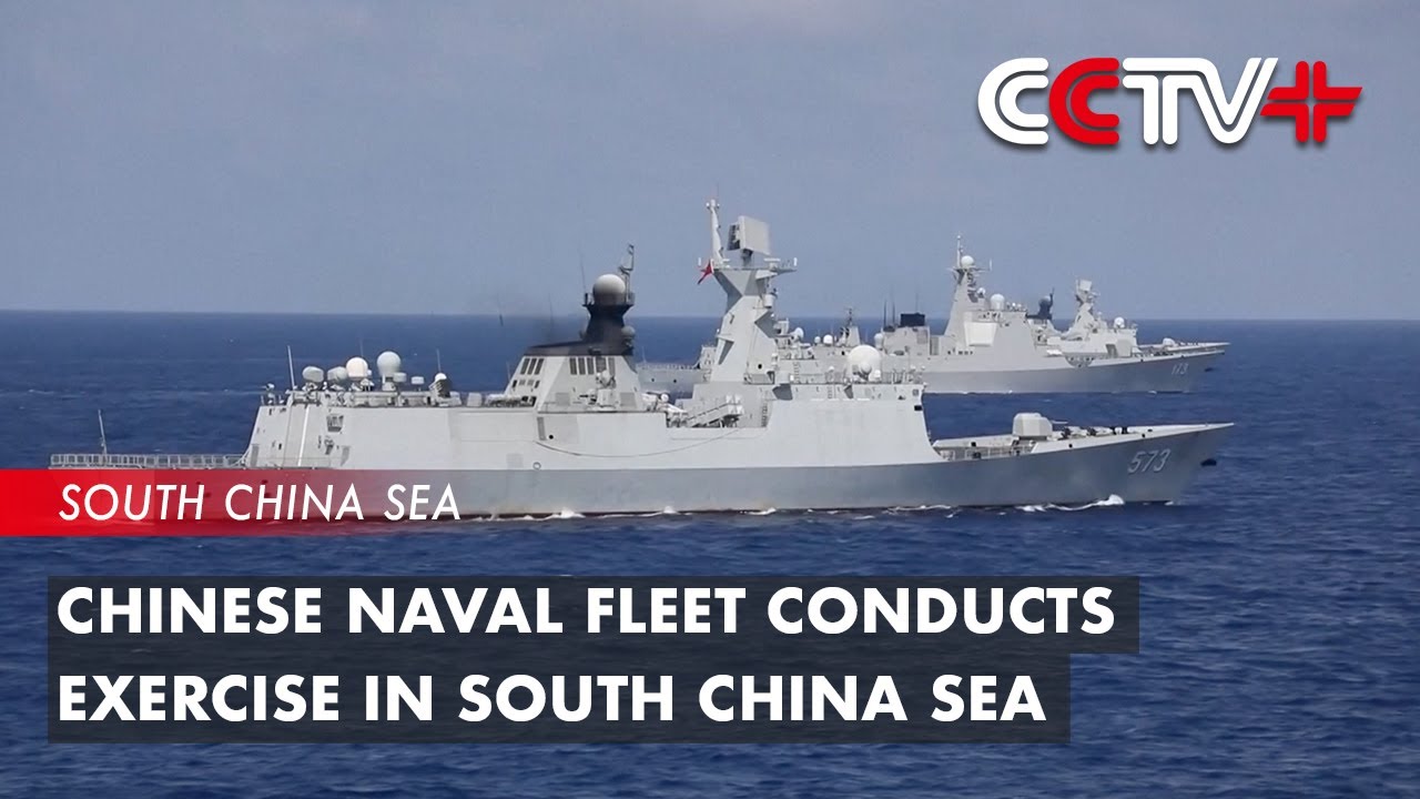 Chinese Naval Fleet Conducts Exercise in South China Sea
