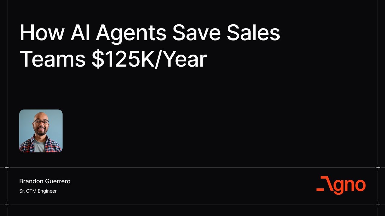 How 15+ AI Agents Save Sales Teams $125K/Year - Built with Agno