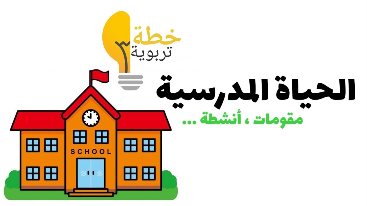 الحياة المدرسية | انواع الأنشطة ، مقومات ...  #خطة_تربوية #الحياة_المدرسية