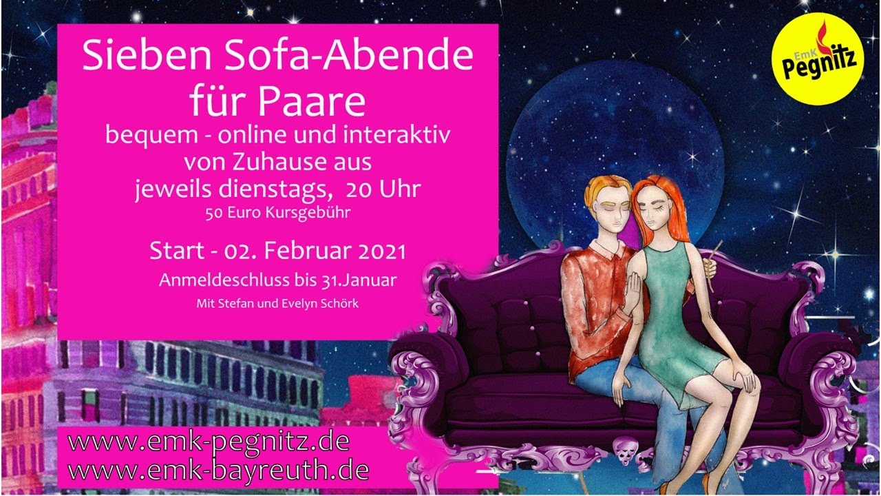 Paarseminar - 7 Sofa-Abende f&uuml;r Paare