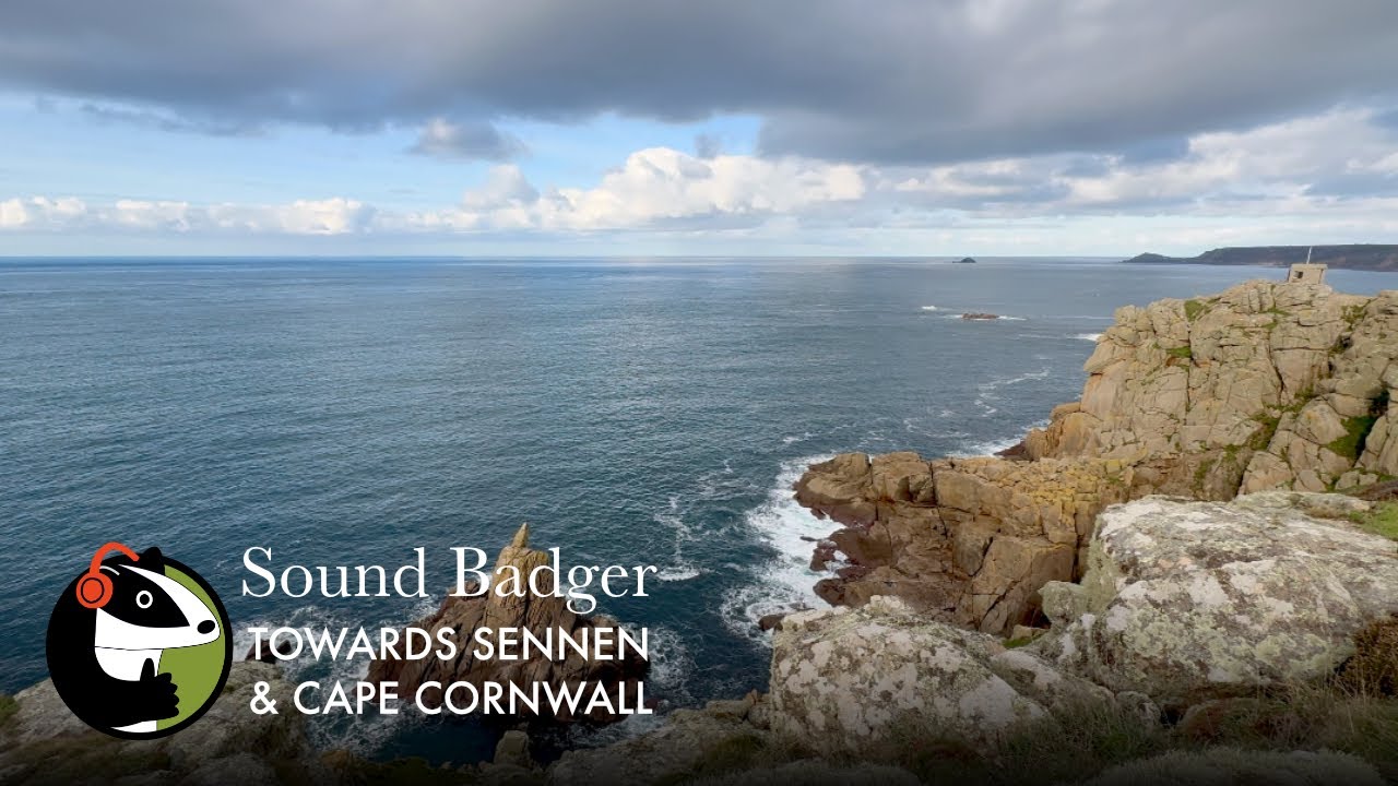Peaceful Atlantic Waves and coastal birds between Sennen and Lands End