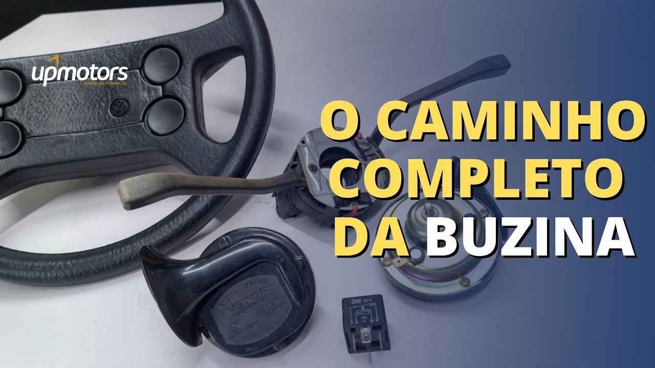 BUZINA-RELÉ-VOLANTE-CHAVE SETA entenda a instalação completa ; UPMOTORS