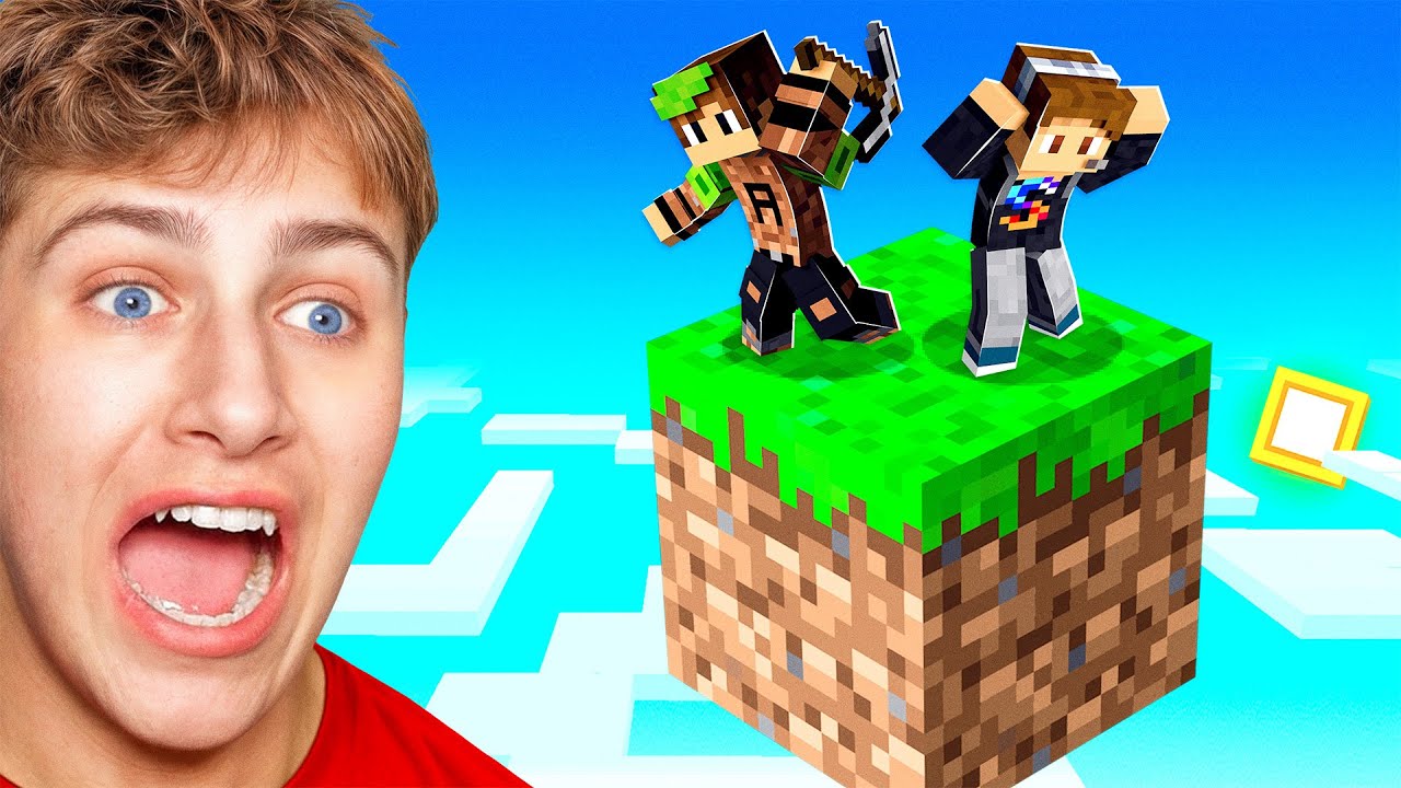 I SHRUNK My Friends To ONE BLOCK In Minecraft