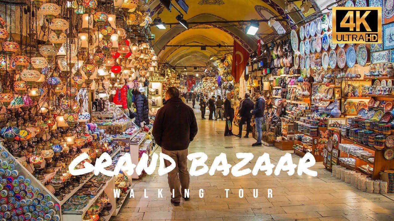 Grand Bazaar Tour - Istanbul - 4K 60fps